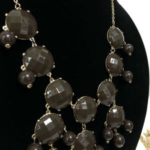 Chocolate brown bubble necklace